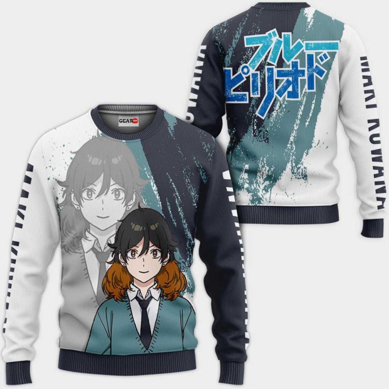 Maki-Kuwana-Custom-Anime-Blue-Period-3D-Hoodie-Bomber-Jacket-2