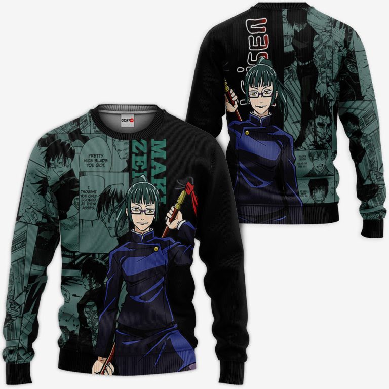 Maki-Zenin-Custom-Jujutsu-Kaisen-Anime-Manga-3D-Hoodie-Bomber-Jacket-2