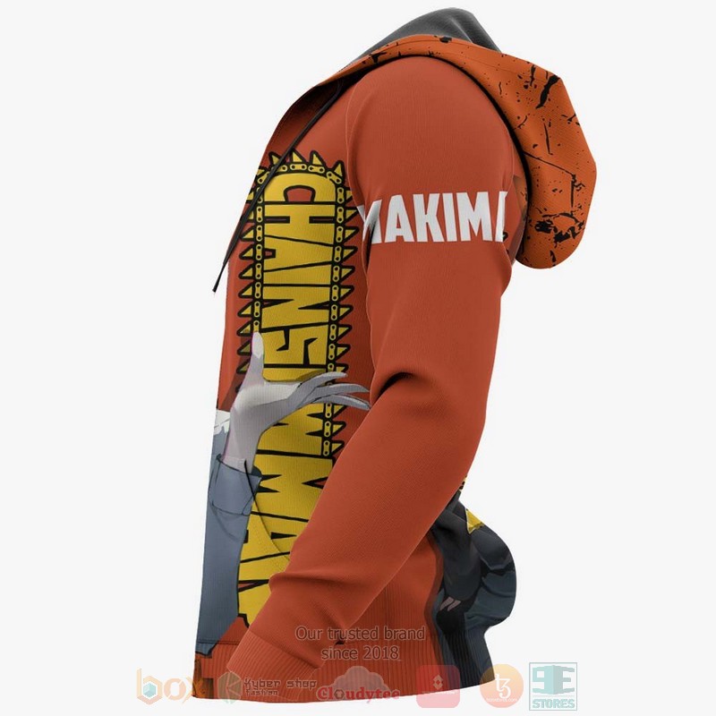 Makima Custom Chainsaw Man Anime 3D Hoodie Makima Custom Chainsaw Man Anime 3D Hoodie