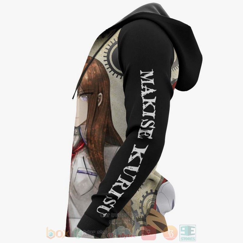 Makise Kurisu Custom Steins Gate Anime 3D Hoodie Makise Kurisu Custom Steins Gate Anime 3D Hoodie