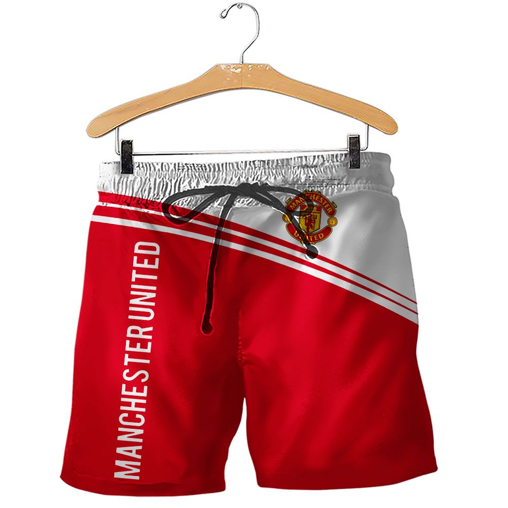 Manchester United Red White 3D Shirt Manchester United Red White 3D Shirt