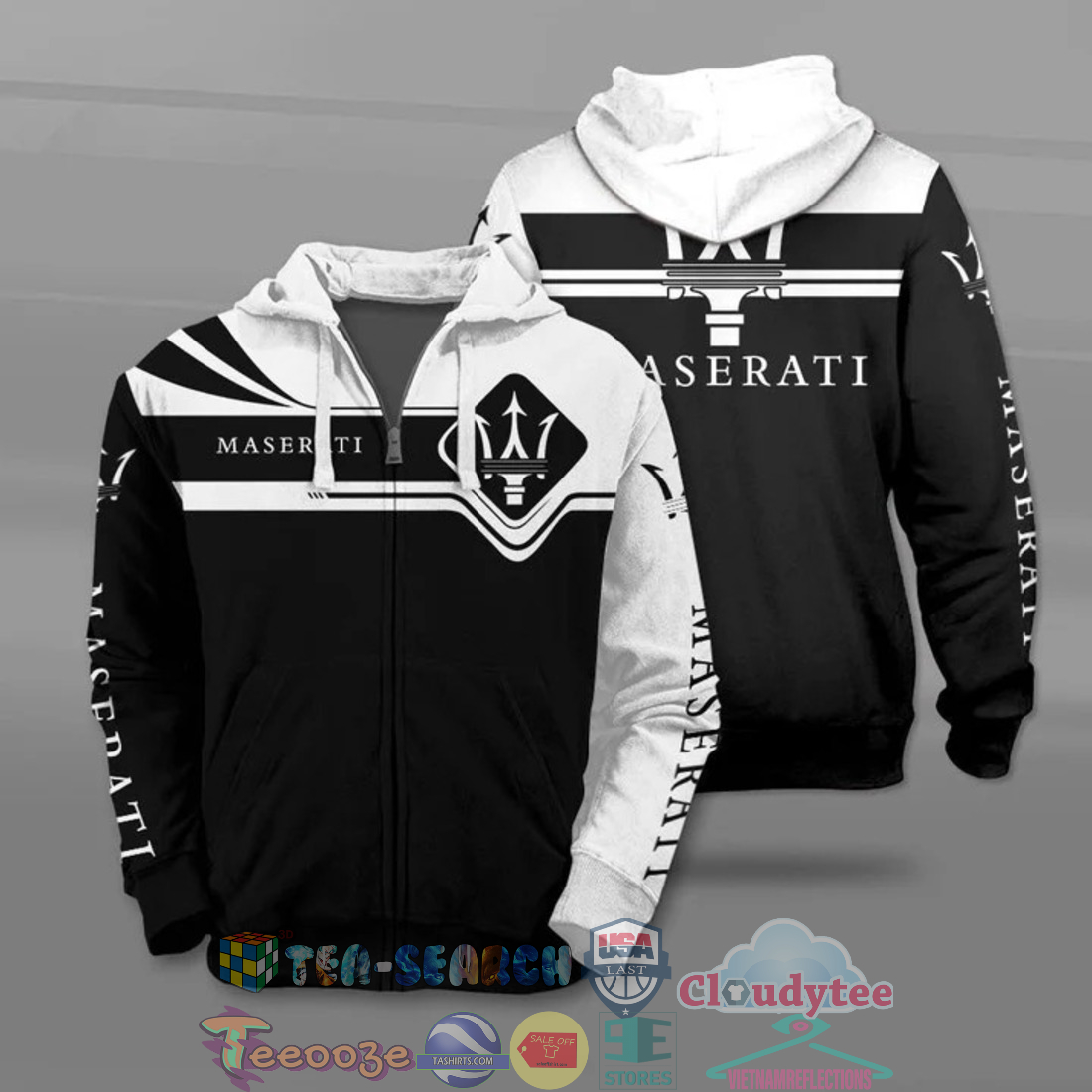 Maserati All Over Printed T-Shirt Hoodie Maserati All Over Printed T-Shirt Hoodie