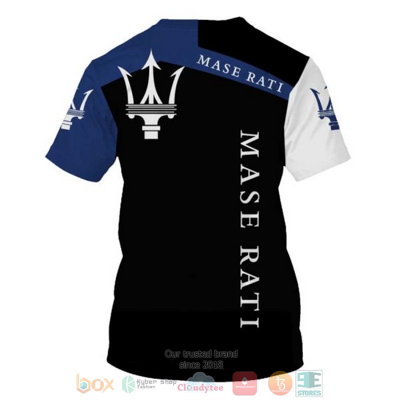 Maserati Black Blue 3D Shirt Maserati Black Blue 3D Shirt
