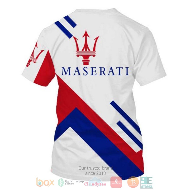 Maserati Company White 3D Shirt Maserati Company White 3D Shirt