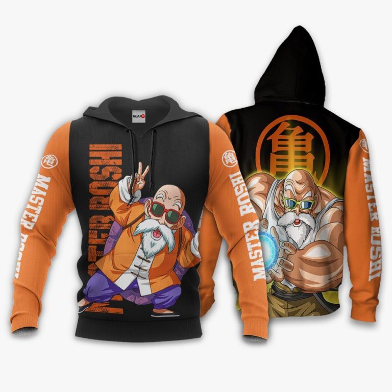 Master-Roshi-Dragon-Ball-Anime-3D-Hoodie-Bomber-Jacket-3