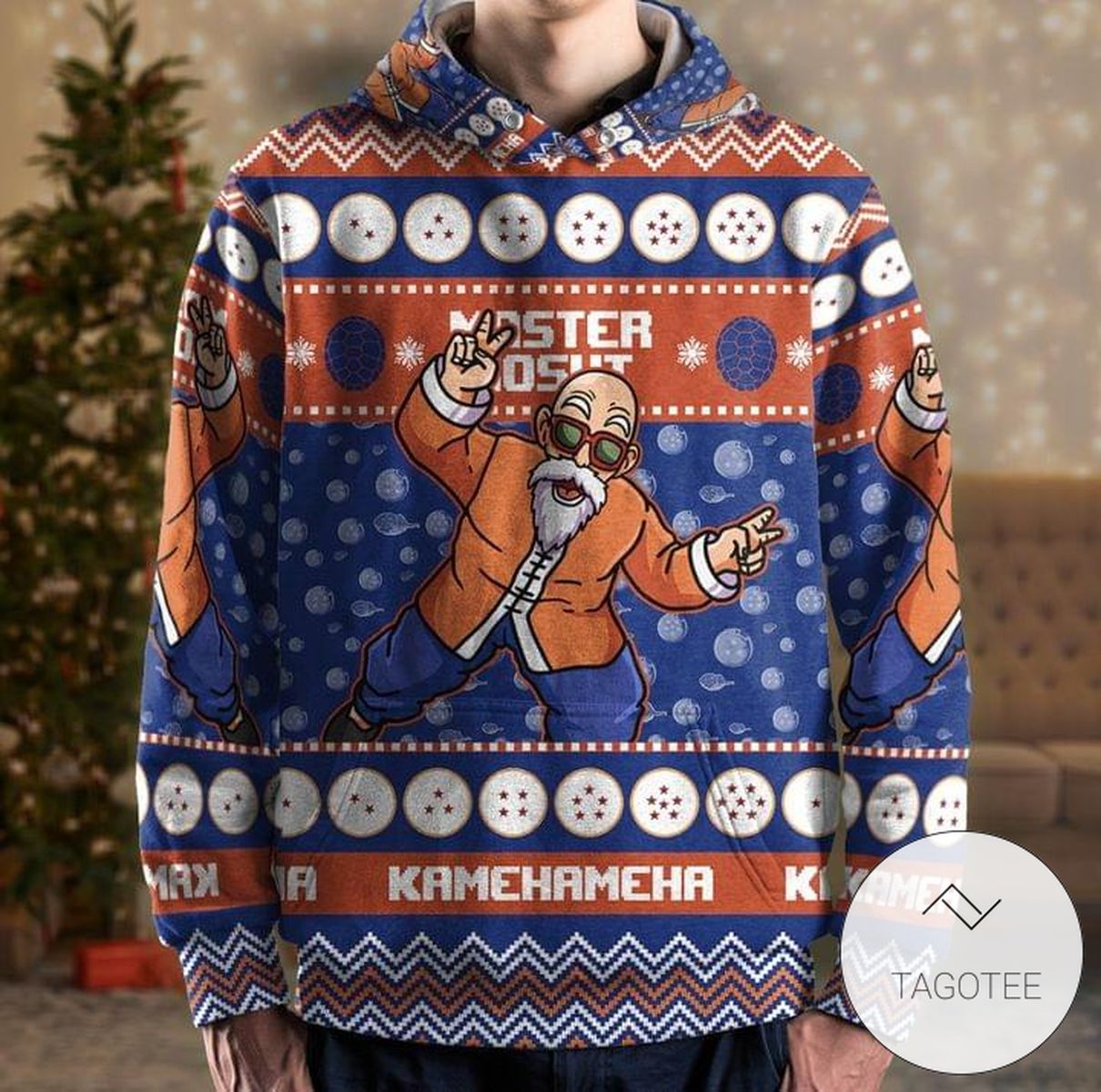 Master Roshi Kamehameha Dragon Ball Hoodie Master Roshi Kamehameha Dragon Ball Hoodie