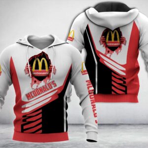 Mcdonald’S White Red 3D Hoodie