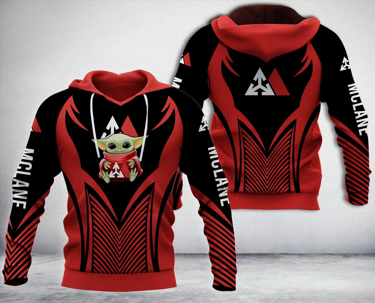 Mclane Baby Yoda 3D Hoodie Mclane Baby Yoda 3D Hoodie