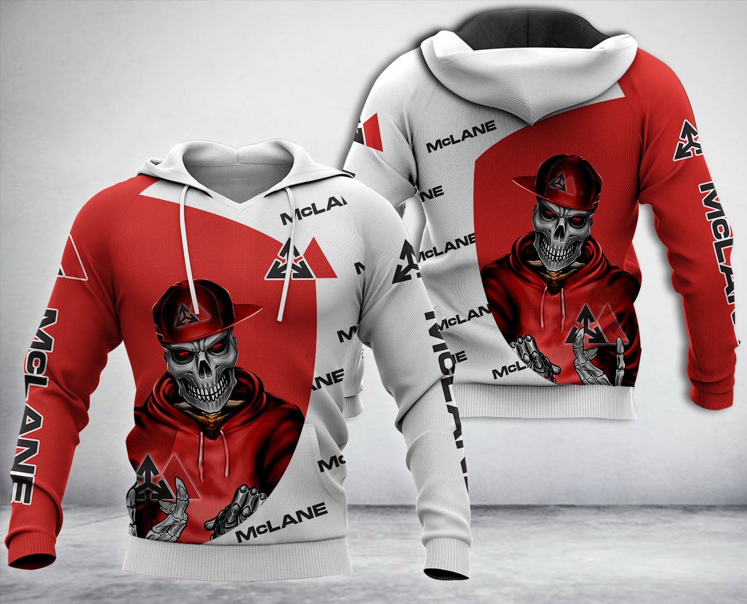 Mclane Skull 3D Hoodie Mclane Skull 3D Hoodie