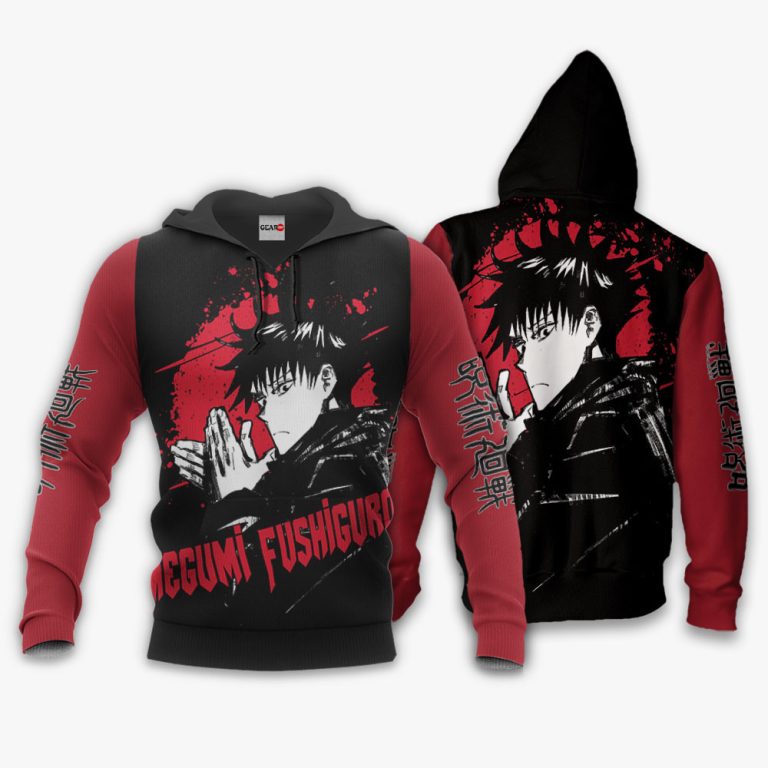 Megumi-Fushiguro-Custom-Jujutsu-Kaisen-Anime-3D-Hoodie-Bomber-Jacket-3