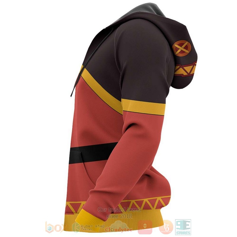 Megumin Uniform Konosuba Anime 3D Hoodie Megumin Uniform Konosuba Anime 3D Hoodie