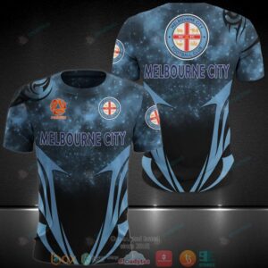 Melbourne City Fc Cyan Blue 3D Hoodie