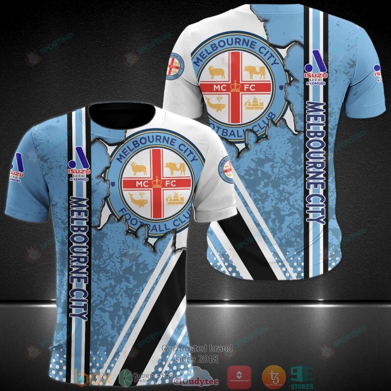 Melbourne City Fc Isuzu Ute A-League 3D Shirt Melbourne City Fc Isuzu Ute A-League 3D Shirt