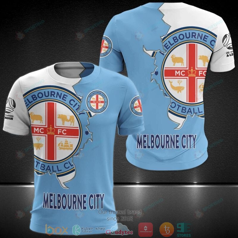 Melbourne City Fc Logo 3D Shirt Melbourne City Fc Logo 3D Shirt