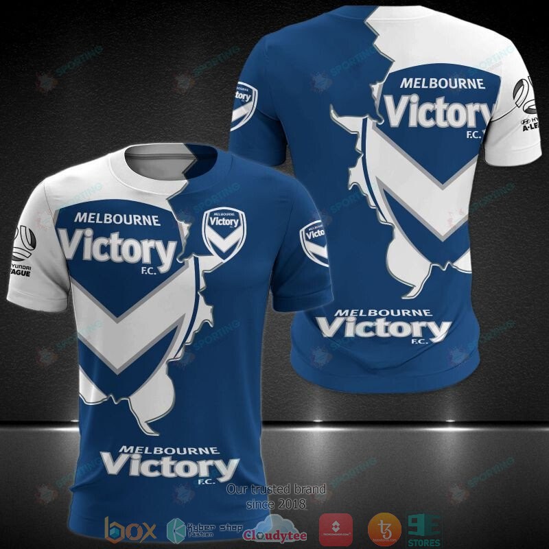 Melbourne Victory Fc Blue 3D Hoodie Melbourne Victory Fc Blue 3D Hoodie