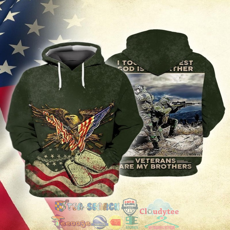 Memorial Day Veteran American Flag Eagle Veterans Are My Brother 3D Hoodie Memorial Day Veteran American Flag Eagle Veterans Are My Brother 3D Hoodie