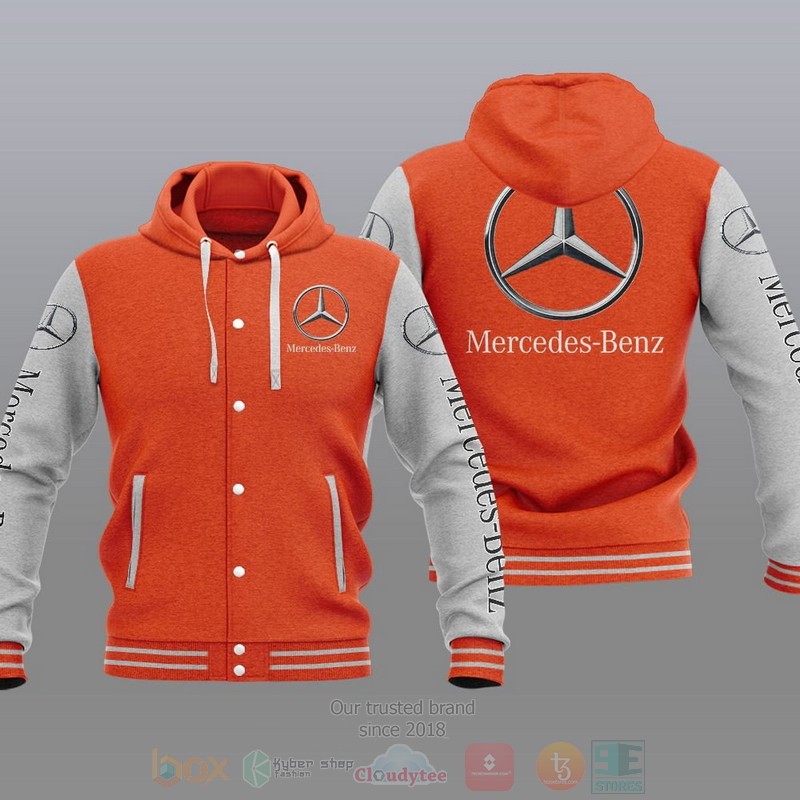 Mercedes Benz Car Baseball Jacket Hoodie Mercedes Benz Car Baseball Jacket Hoodie