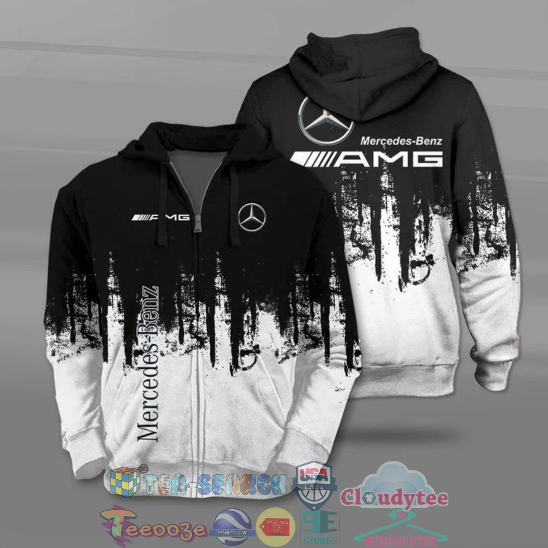 Mercedes Benz Ver 2 All Over Printed T-Shirt Hoodie Mercedes Benz Ver 2 All Over Printed T-Shirt Hoodie