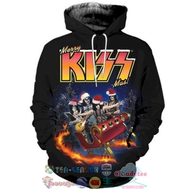 Merry-Kissmas-Kiss-Rock-Band-3D-Hoodie-1