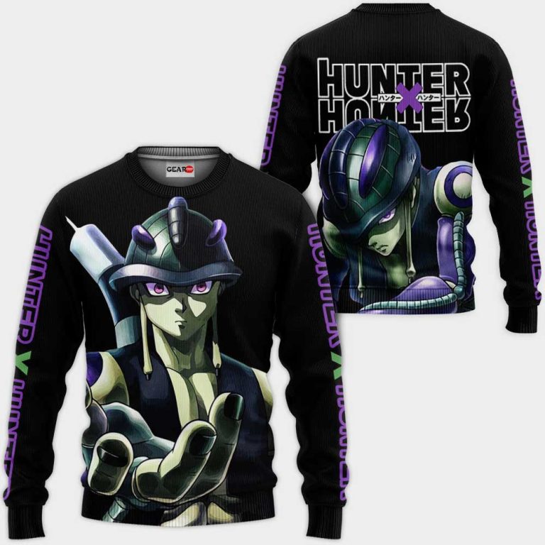 Meruem-Custom-Hunter-X-Hunter-Anime-Black-3D-Hoodie-Bomber-Jacket-2