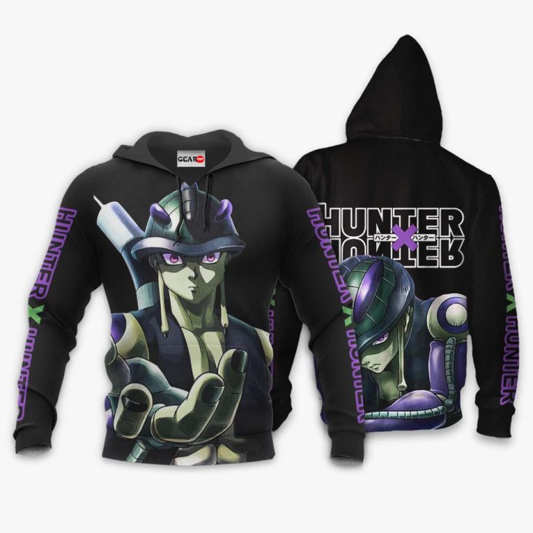 Meruem-Custom-Hunter-X-Hunter-Anime-Black-3D-Hoodie-Bomber-Jacket-3