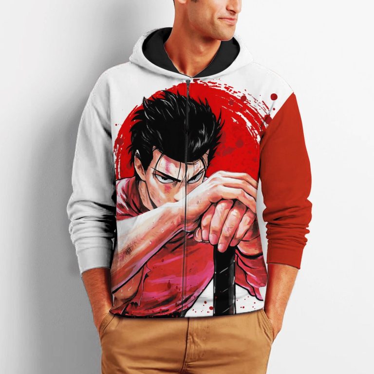 Metal-Bat-One-Punch-Man-Anime-Costume-3D-Zip-Hoodie-2