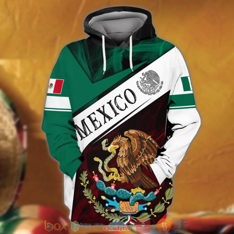 Mexico-Coat-Of-Arms-Green-White-3D-Shirt-Hoodie-2