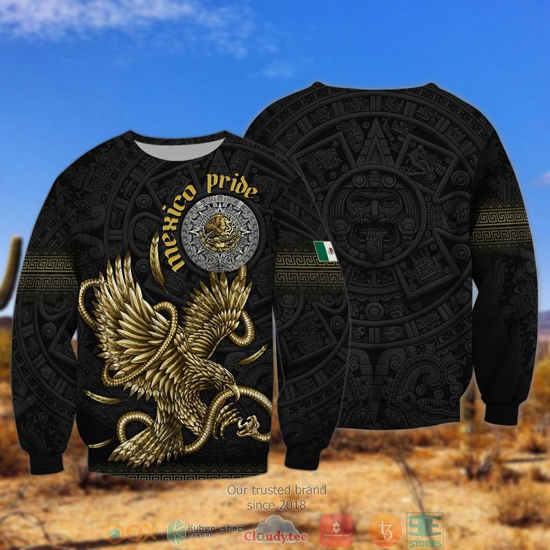 Mexico Pride Mexican Coat Of Arms 3D Shirt Mexico Pride Mexican Coat Of Arms 3D Shirt
