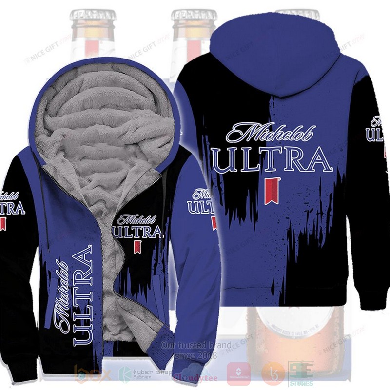 Michelob Ultra Fleece Zip Hoodie Michelob Ultra Fleece Zip Hoodie