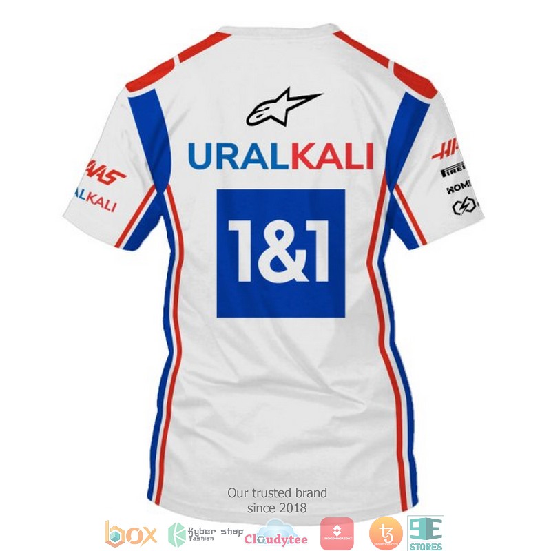 Mick Schumacher Uralkali Haas 3D Hoodie Mick Schumacher Uralkali Haas 3D Hoodie