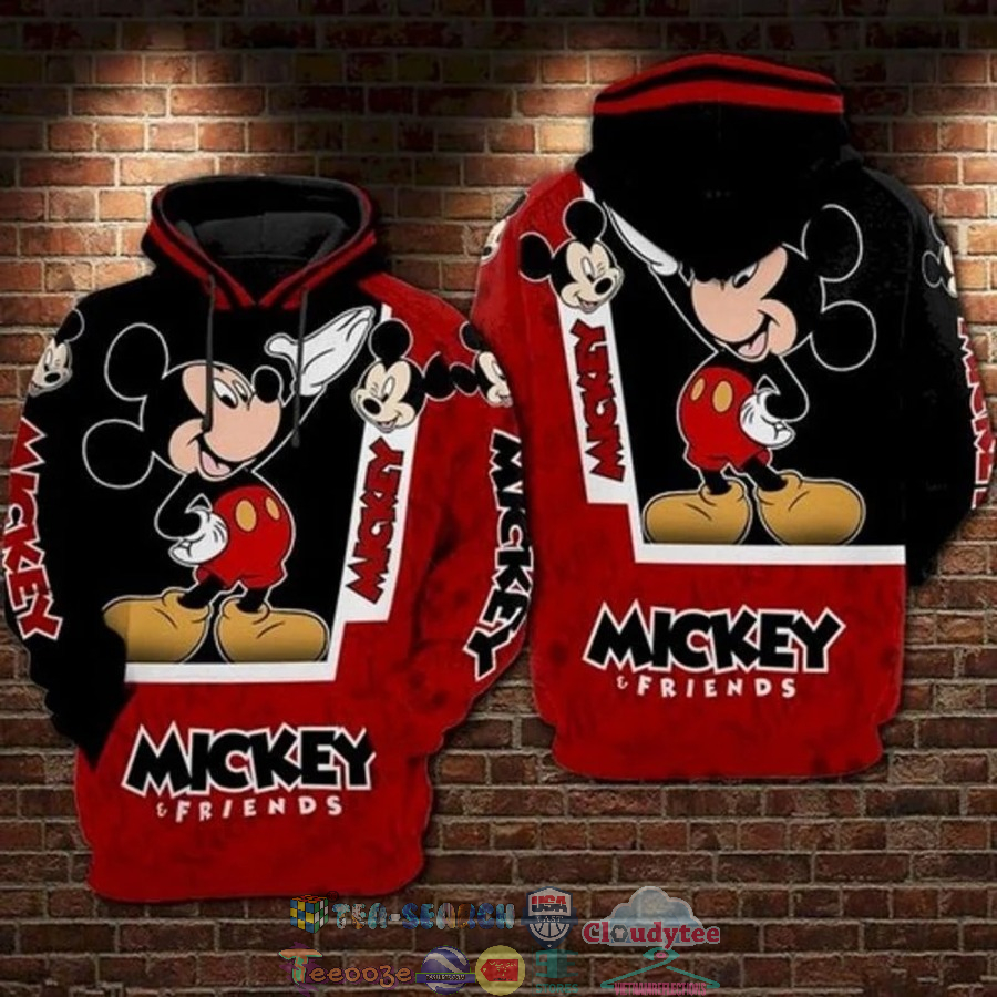 Mickey And Friends 3D Hoodie Mickey And Friends 3D Hoodie