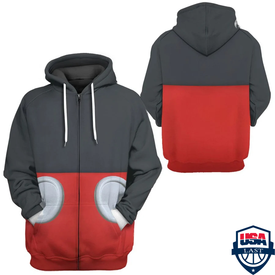 Mickey Mouse Cosplay 3D Hoodie Apparel Mickey Mouse Cosplay 3D Hoodie Apparel