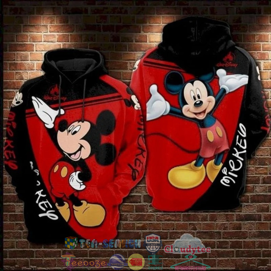 Mickey Mouse Disney Happiness 3D Hoodie Mickey Mouse Disney Happiness 3D Hoodie