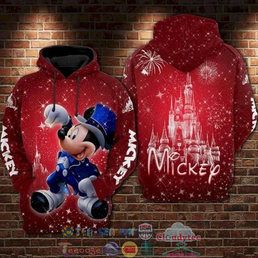 Mickey Mouse Magician Disney Castle 3D Hoodie Mickey Mouse Magician Disney Castle 3D Hoodie