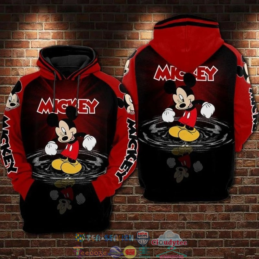 Mickey Mouse Water Reflection 3D Hoodie Mickey Mouse Water Reflection 3D Hoodie