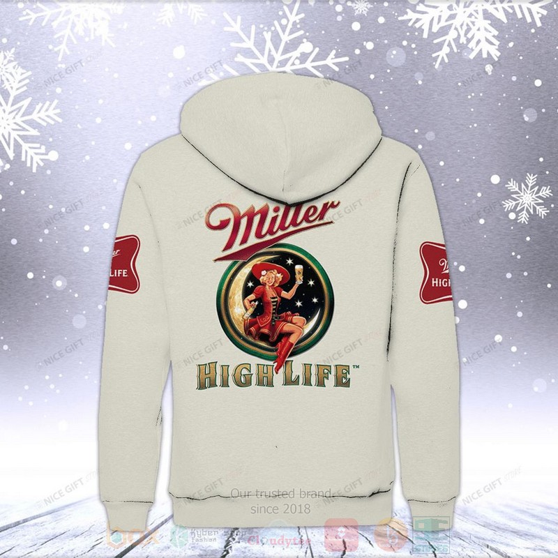 Miller High Life Fleece Zip Hoodie Miller High Life Fleece Zip Hoodie