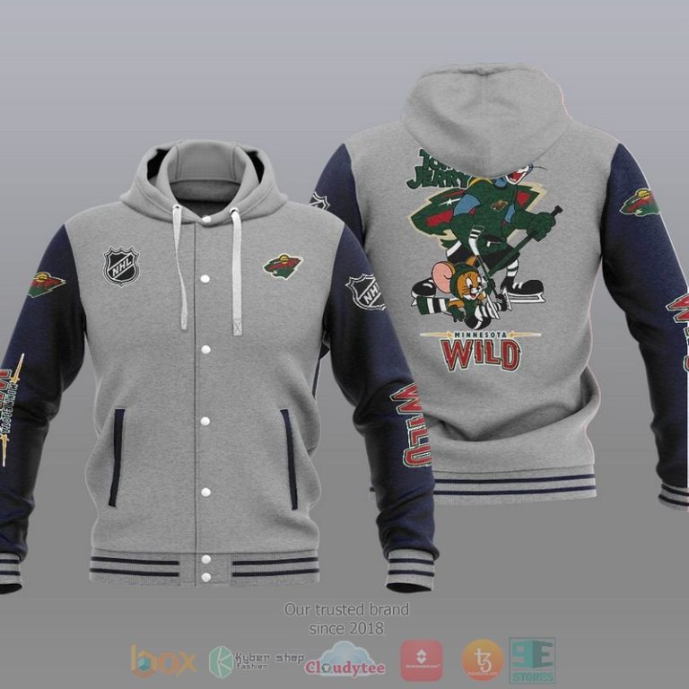 Minnesota-Wild-Nhl-Tom-And-Jerry-Baseball-Hoodie-Jacket-2