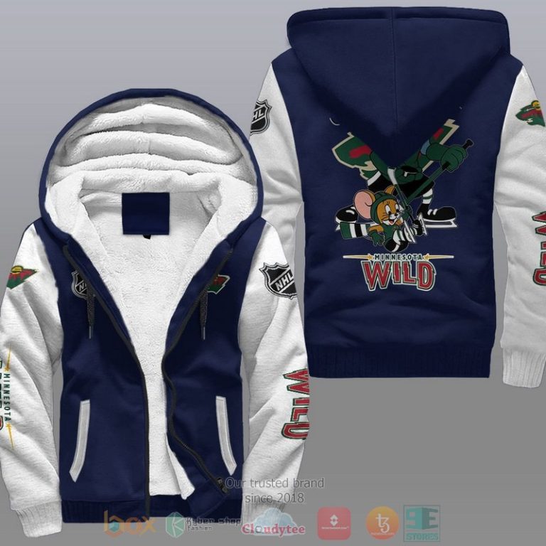 Minnesota-Wild-Nhl-Tom-And-Jerry-Fleece-Hoodie-3