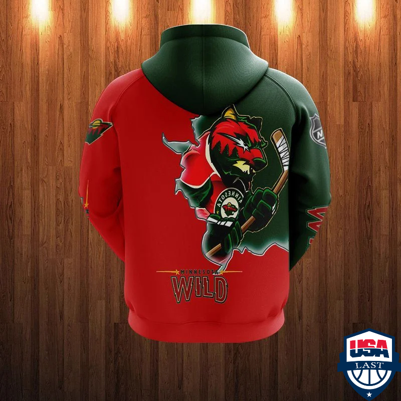 Minnesota Wild Nhl Ver 3 All Over Printed Hoodie Minnesota Wild Nhl Ver 3 All Over Printed Hoodie