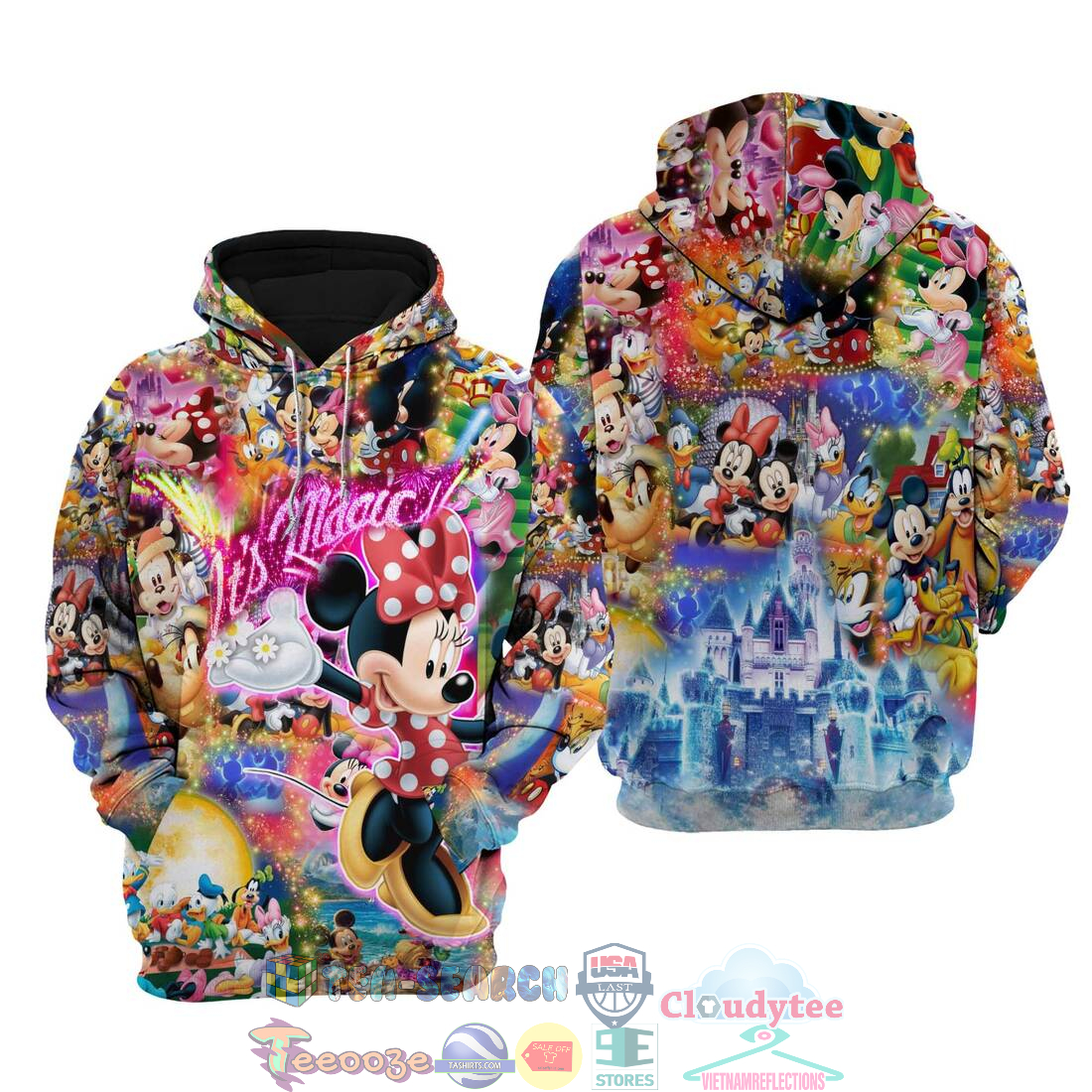 Minnie Mouse Glitter Disney It’S Magic Hoodie 3D Minnie Mouse Glitter Disney It’S Magic Hoodie 3D