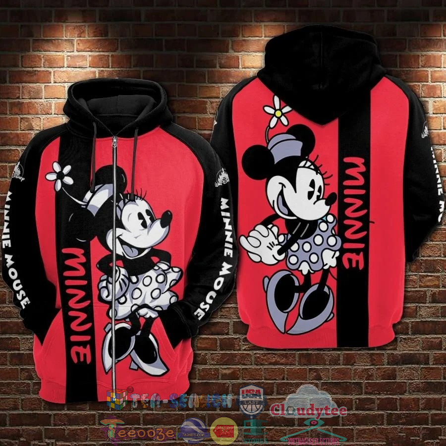 Minnie Mouse Movies Disney 3D Hoodie Minnie Mouse Movies Disney 3D Hoodie
