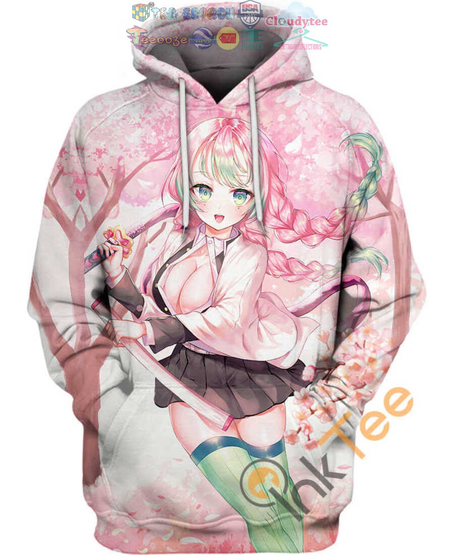 Mitsuri Kanroji Demon Slayer Hoodie 3D Mitsuri Kanroji Demon Slayer Hoodie 3D