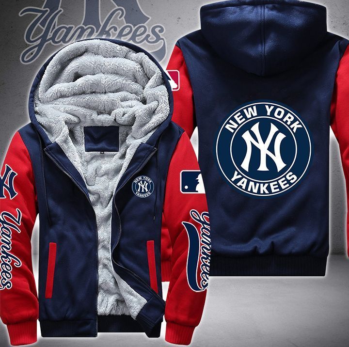 Mlb New York Yankees Fleece Hoodie Jacket Mlb New York Yankees Fleece Hoodie Jacket