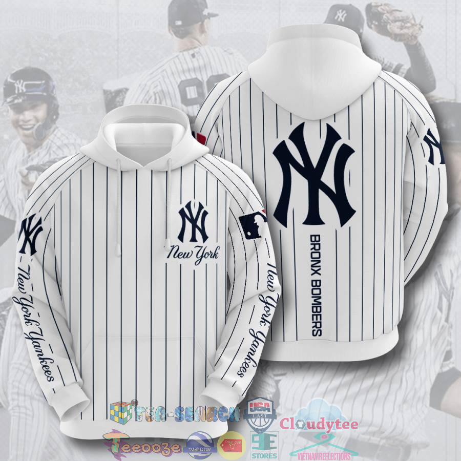 Mlb New York Yankees Uniform Bronx Bombers Hoodie 3D Mlb New York Yankees Uniform Bronx Bombers Hoodie 3D