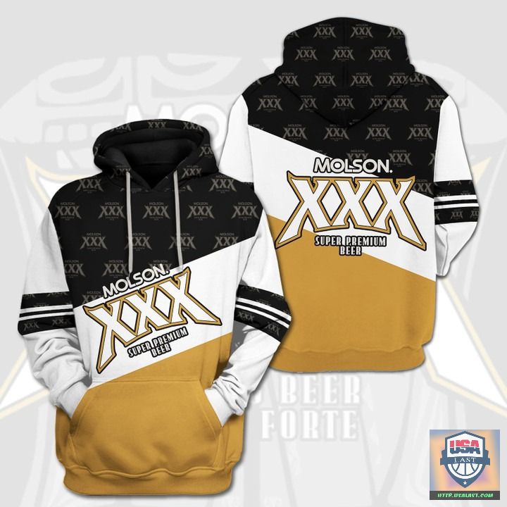 Molson Xxx Super Premium Beer 3D All Over Print Hoodie Molson Xxx Super Premium Beer 3D All Over Print Hoodie