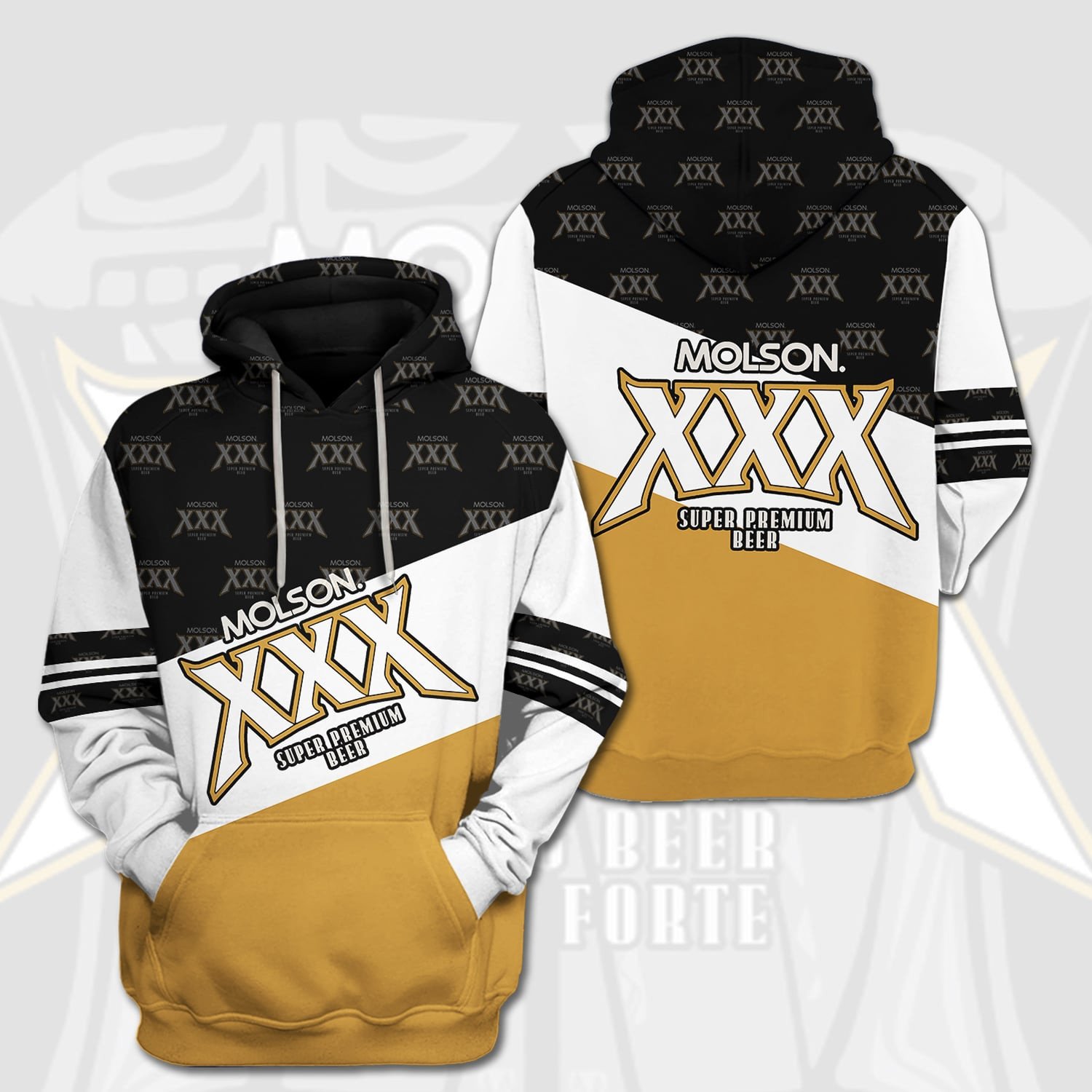 Molson Xxx Super Premium Beer 3D Hoodie Molson Xxx Super Premium Beer 3D Hoodie