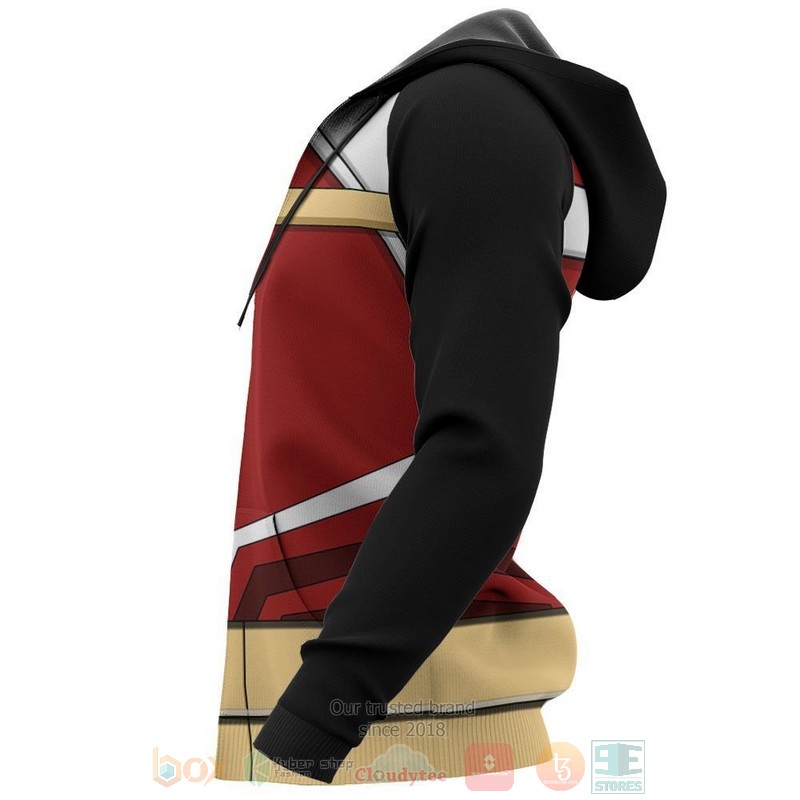 Momo Yaoyorozu Uniform Cosplay My Hero Academia Anime 3D Hoodie Momo Yaoyorozu Uniform Cosplay My Hero Academia Anime 3D Hoodie