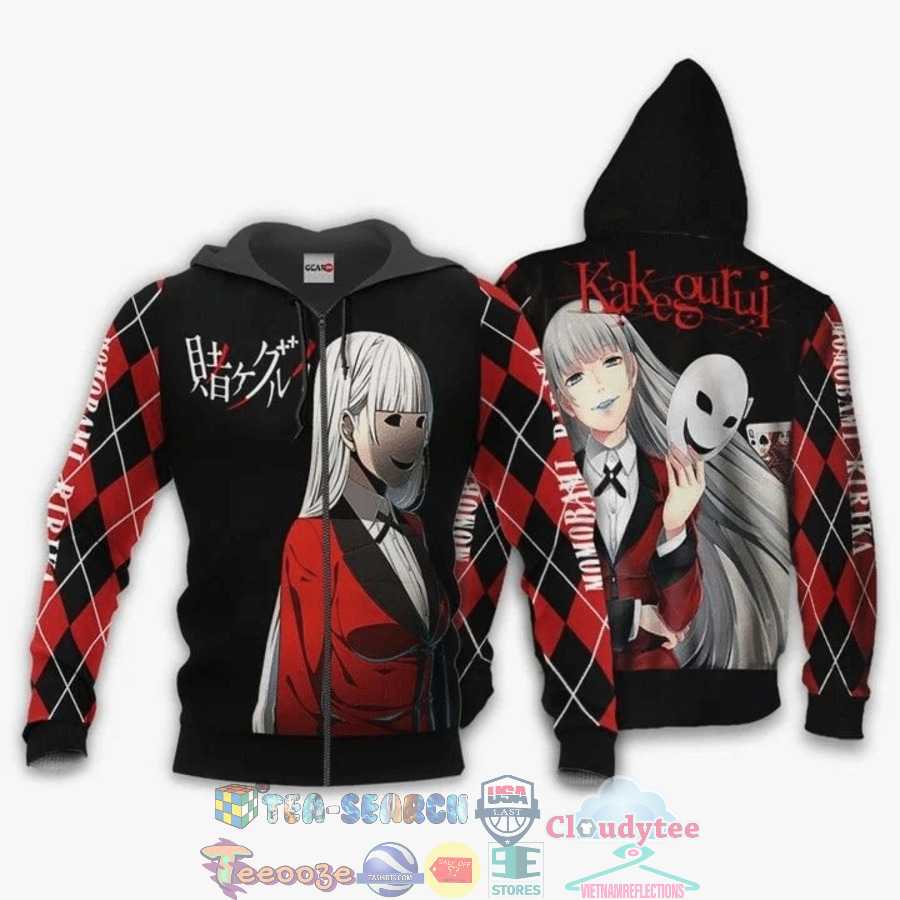 Momobami Ririka Kakegurui 3D Hoodie Momobami Ririka Kakegurui 3D Hoodie