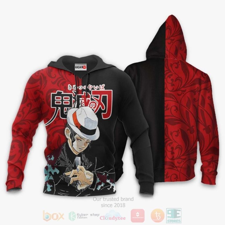 Muzan-Kibutsuji-Custom-Kimetsu-Anime-Red-Black-3D-Hoodie-Bomber-Jacket-3