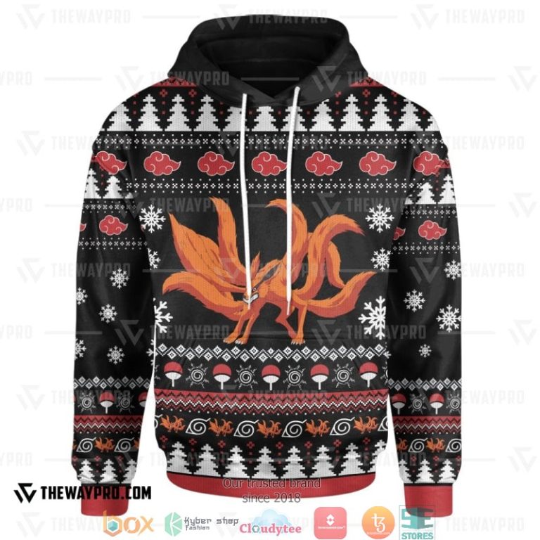 Naruto-Nine-Tailed-Christmas-Ugly-Pattern-Hoodie-2